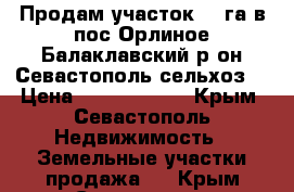 Продам участок 36 га в пос.Орлиное Балаклавский р-он Севастополь сельхоз. › Цена ­ 90 000 000 - Крым, Севастополь Недвижимость » Земельные участки продажа   . Крым,Севастополь